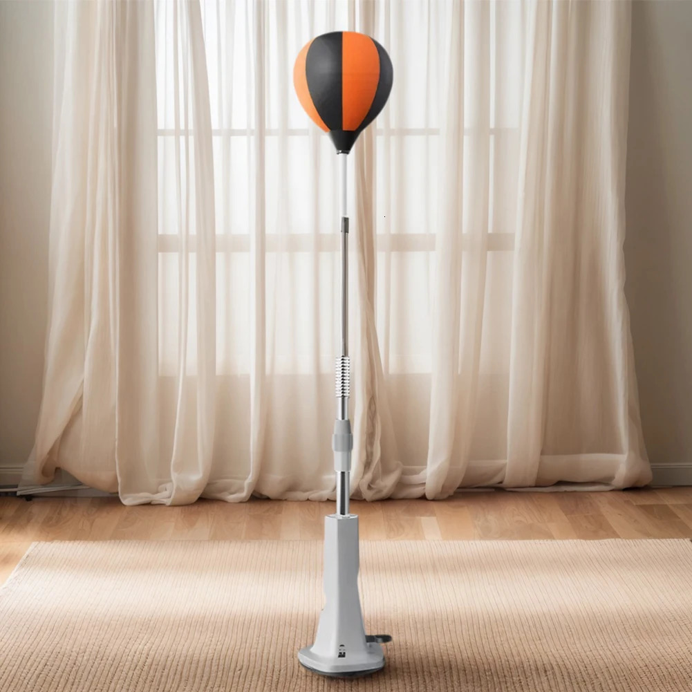 Punching Bag with Stand Boxing Height Adjustable Reflex Ball Set for Training Stress Relief Fitness 260228