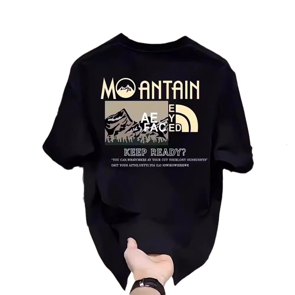Casual Short Sleeve T Shirt Men Luxury Designer Graphic Print Soft Lightweight Fabric Breathable Daily Summer Fashion Tops