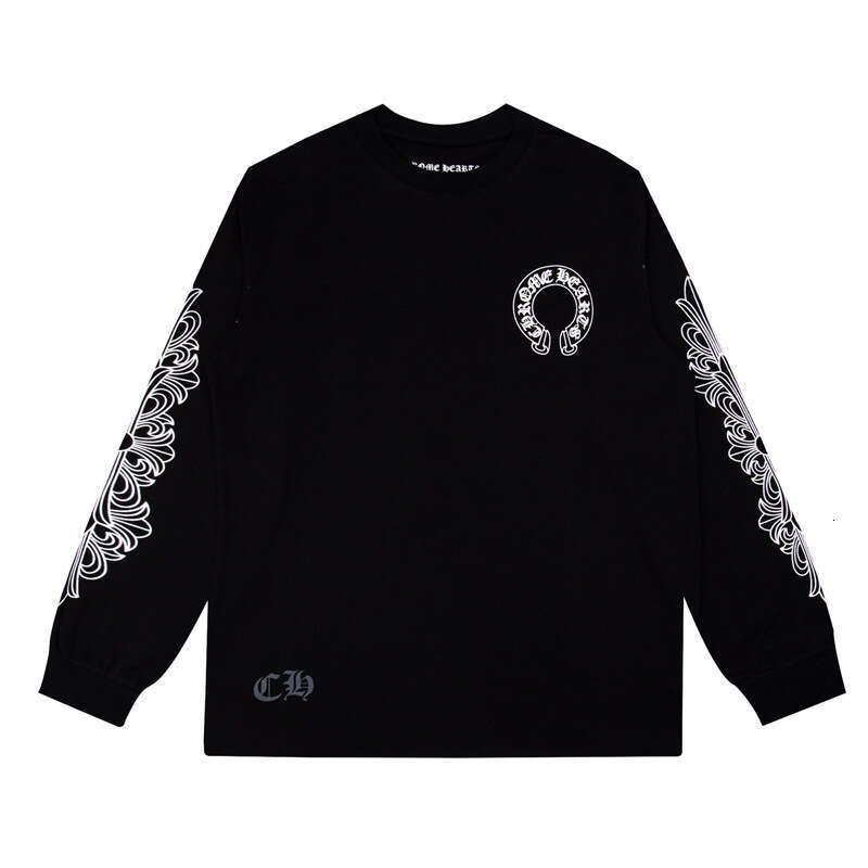 New Trendy Brand Cro T-Shirt, Popular High-Quality Long-Sleeve Round-Neck Pure Cotton Men And Women, Loose Fit, Versatile, In Stock For Wholesale