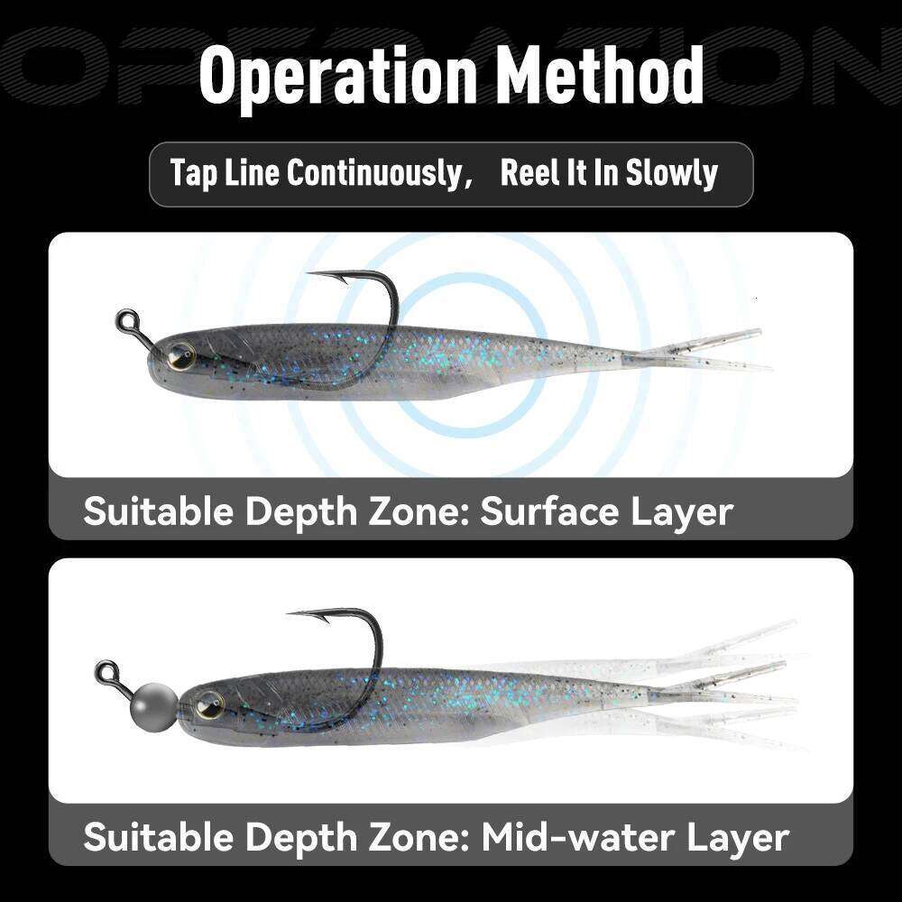 Kingdom 10pcs Hover Strolling Hooks 0.6g 1g 1.3g High Carbon Steel Jig Head Bass Trout Fishing Tackle Accessories Hook S260305