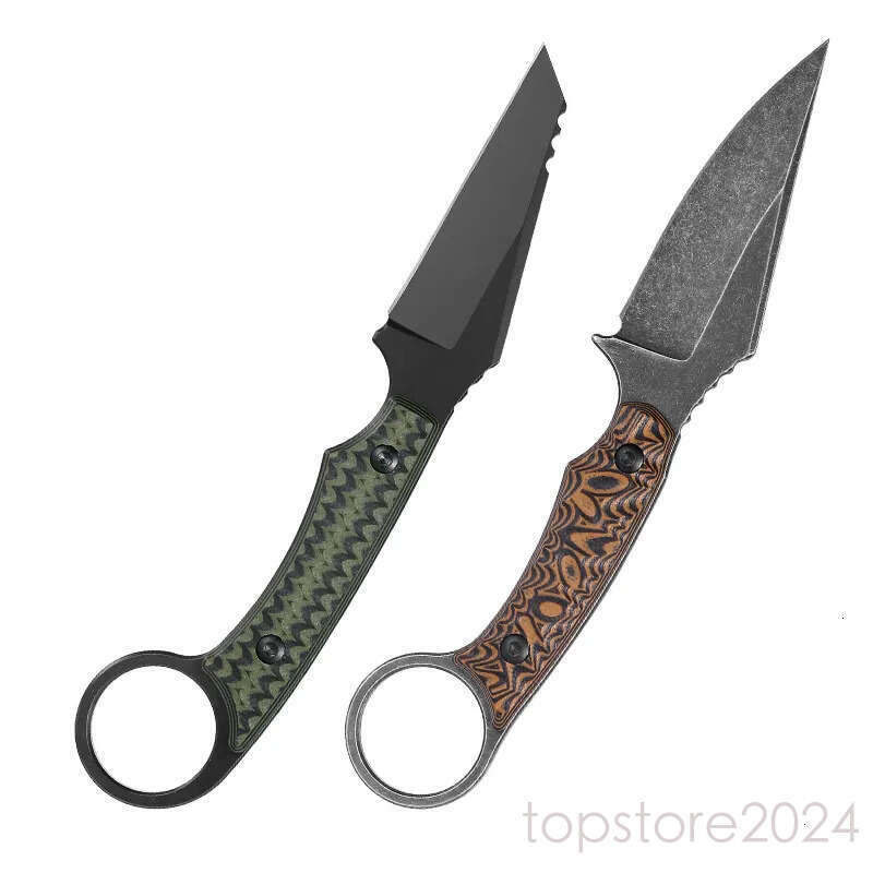 Trskt Kydex pocket knife Tactical With G10 Handle Cool EDC Tool For Camping Hunting Survival Necker Knife Unpacking Engraving Dropship