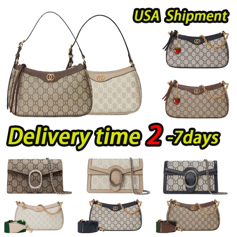 Designer bag Shoulder Bag Handbag Luxury Bag Fashion Classic Chain Women's Wallet Canvas Splicing Leather Mini Envelope Bag