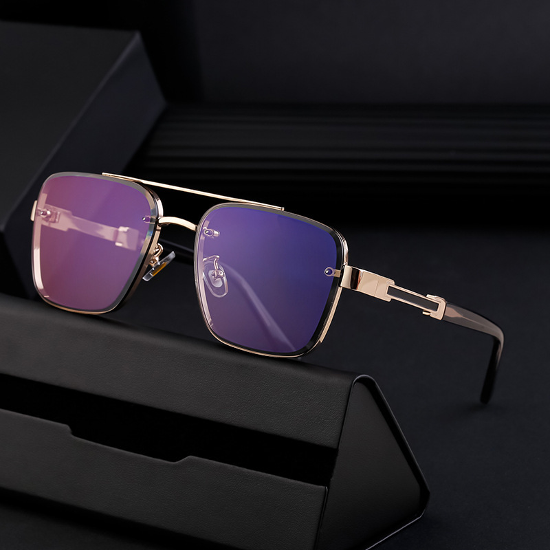 Classic Designer Sunglasses For Men Women Large Square Frame Retro Classic UV400 Polarized Sun Glasses Fashion Shades For Travel Shopping
