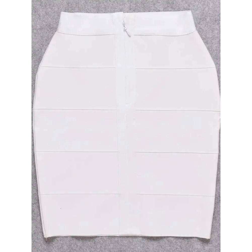 BEAUKEY Classic Quality White Striped Bandage Skirts Mini High Waist Black Office Sexy Tight Dress Women Nude Party Club Maxi XJ260309