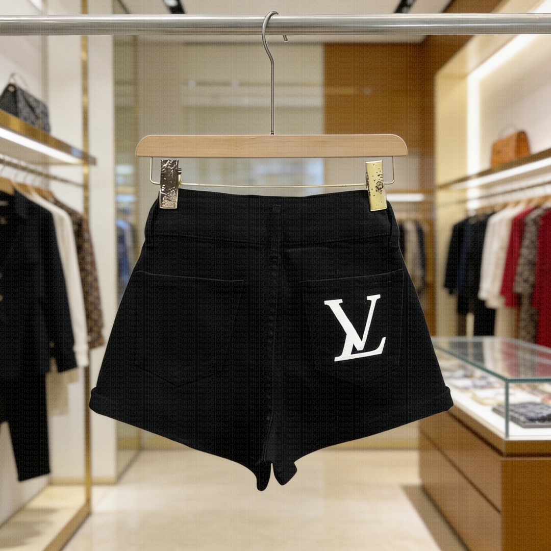 Women's High Waisted Denim Shorts Summer Fashion Rolled Hem Casual Jean Shorts for Women Streetwear Y2K Aesthetic Hot Pants for Beach Party Clubwear