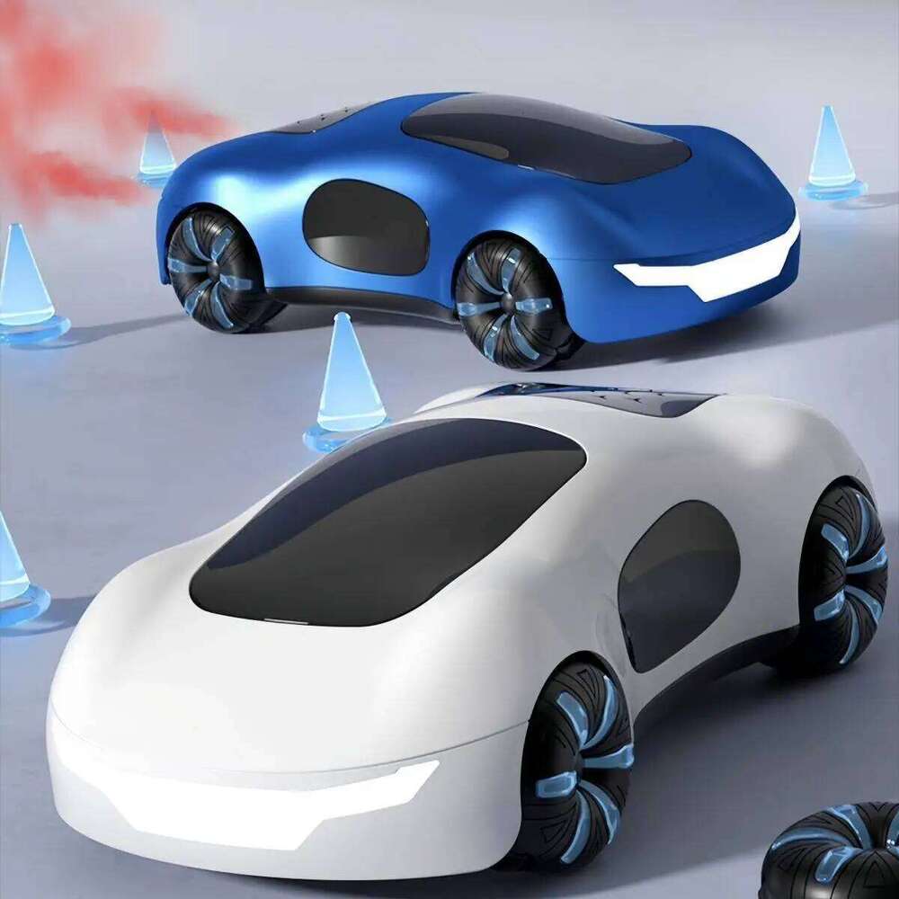 NEW sports dual spray with sound and cool lights four-wheel drive science fiction concept car children's remote control C260306