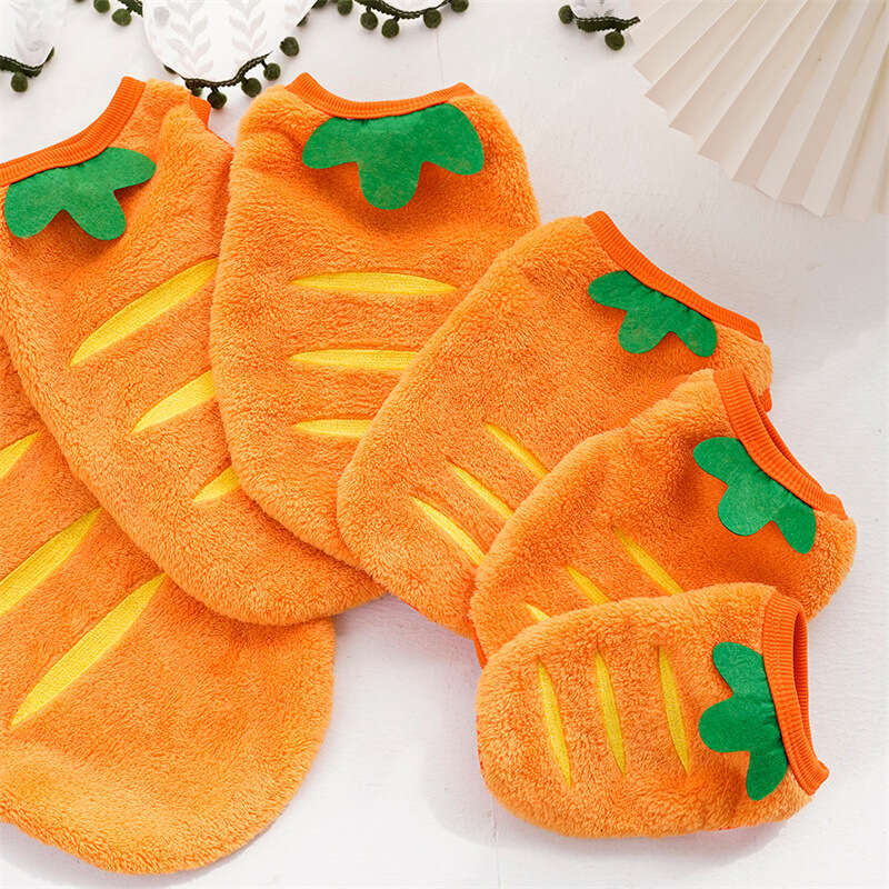 Famous brand Pet Dog Winter Carrot Puppy Clothes for Teddy Bichon Corgi Pomeranian Apparel Cat Supplies Wholesale pupakaIK