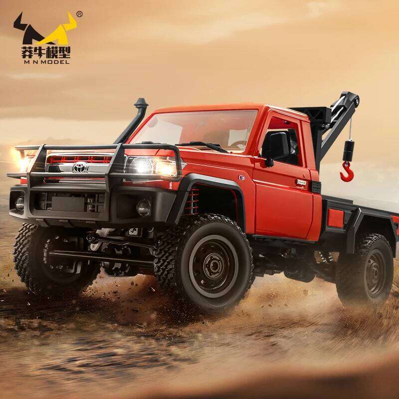 New MN82T 1/12 4WD Simulation Classic All-terrain Off-road Pickup Vehicle Remote Control Model with Light Car Toys Boy Gift LC79 C260306