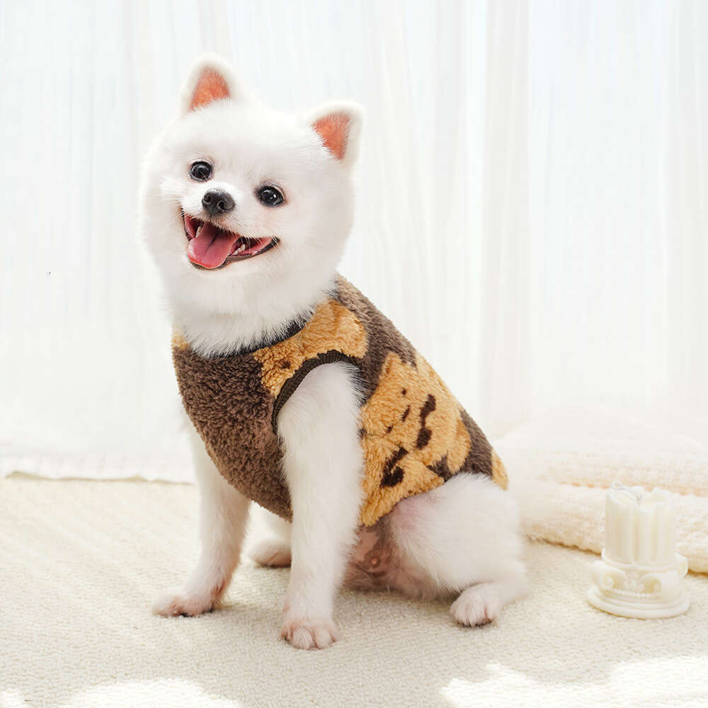 Famous brand New Cross Border Pet Large Universal Autumn Winter Plush Warm Dog Clothes Cat Supplies Manufacturer pupakaIK