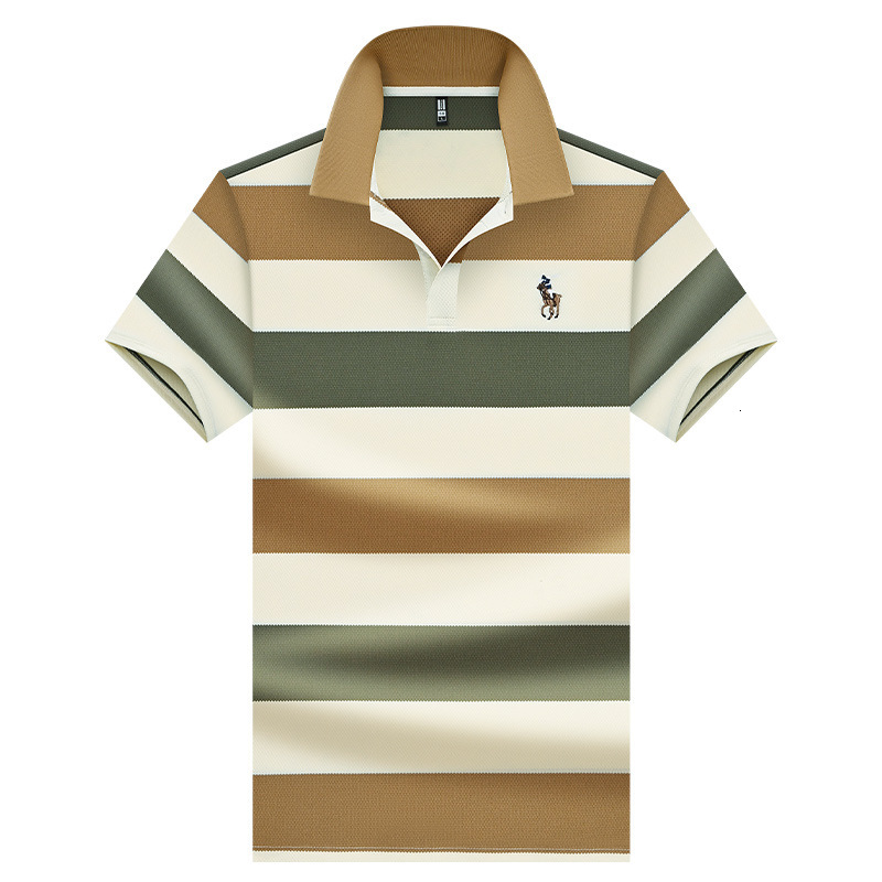 Luxury Brand Designer Clothes Ali Direct Supply Short Sleeve Polo Shirt Simple Turn-Down Collar Design Wrinkle-Resistant Non-Pilling Daily Commuting O