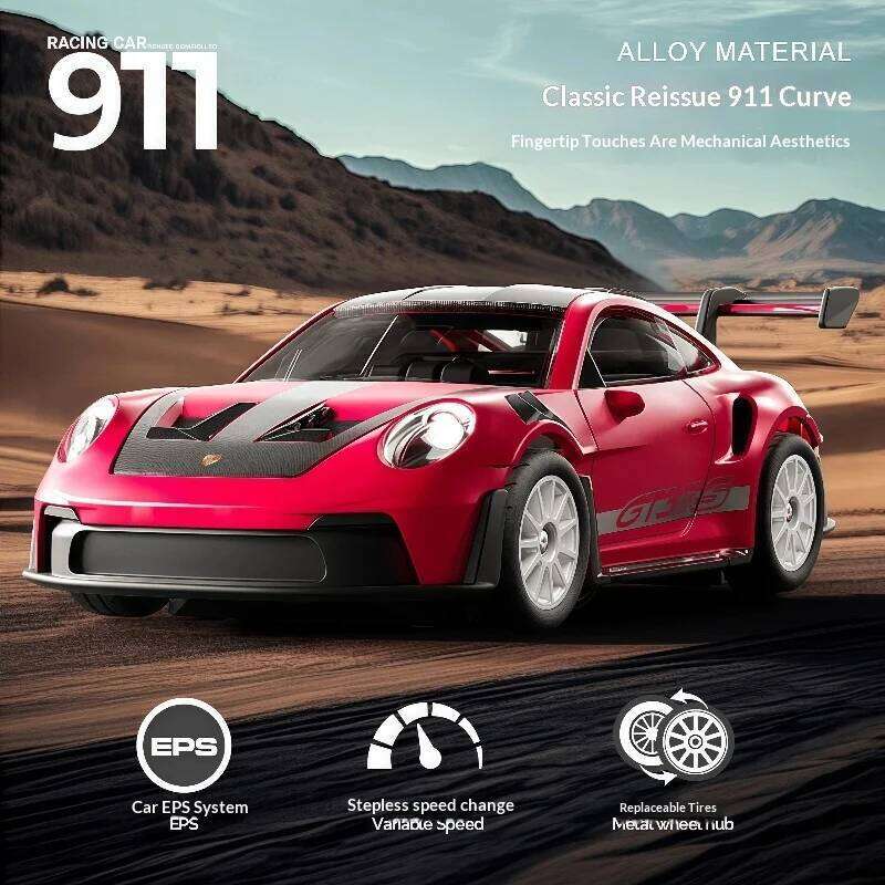 D43 Series 1/43 Full Scale Rc Cars 4wd 2.4g Spiral Instrument High-Speed Drift Racing Car Alloy Body Lighting Model Male Gift C260306