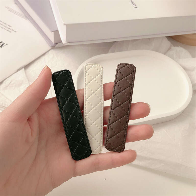 Hair Jewelry Hair Clips & Barrettes leather one-word BB for women sweet versatile fashion bangs broken hair side clip small hairpin