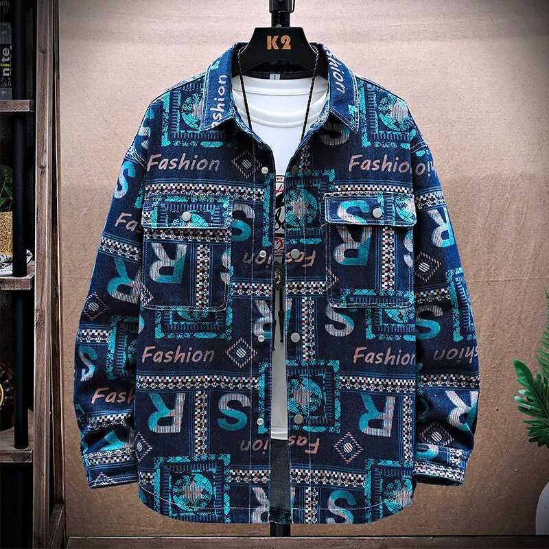 2025 spring new style coat male Fashion Thicken Warm jackets autumn Mens Casual Loose style Large Size jacket male M260309