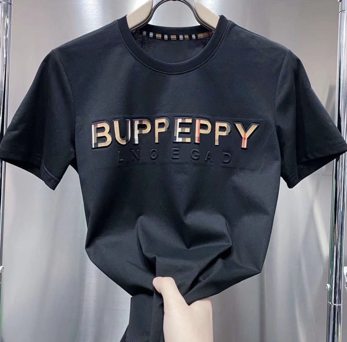 Summer brand T-shirt clothing, men's luxurious high-end round-neck short-sleeved casual T-shirt, women's casual burberryly burberryshorts burberrybape TFY6