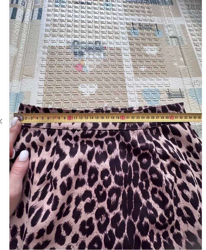 Summer Short 2024 Leopard Ins Couture Faux Quality Pack Hip Sexy Tall Waist Zipper Skirt Women Sweet WSL4346 XJ260309