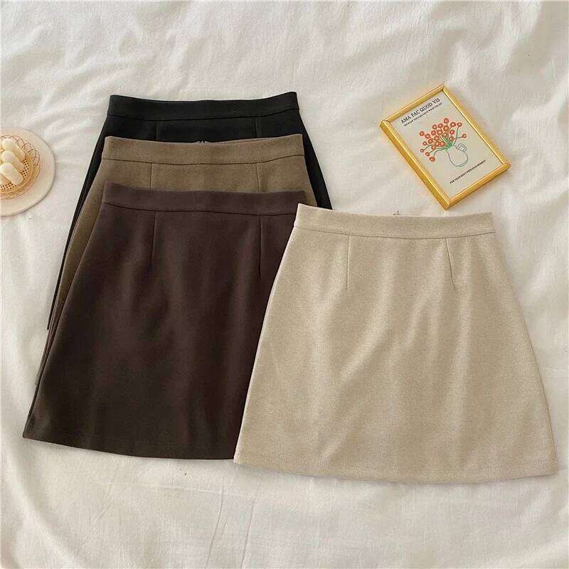 Mini Skirts Women Pure A-line Sexy Prevalent Daily Minimalist Summer Basic Preppy Street Style BF Newest Above Knee Ins Clothes XJ260309