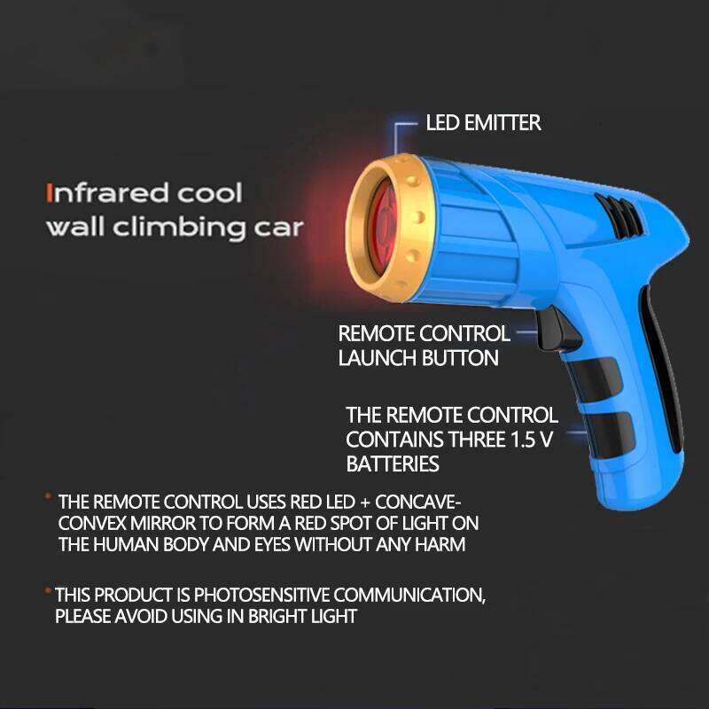 RC Car Stunt Infrared Laser Tracking Wall Ceiling Climbing Vehicle Toys For Children Remote Control Cars Follow Light Gifts boys C260306