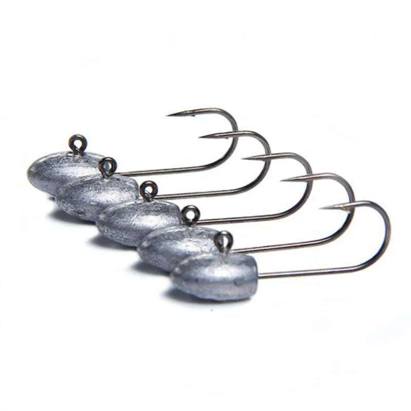 TEASER 10pc A030 1g 2g 3g 4g Small Jig Head For Soft Lure Lake Fishing Accessories Mini Jighead Hook S260305