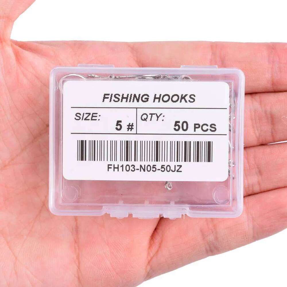 20/50pcs Long Shank #12-#6/0 Fish Hooks High Carbon Steel Sharp Barbed Fishhook Offset Narrow Baits Carp Fishing S260305