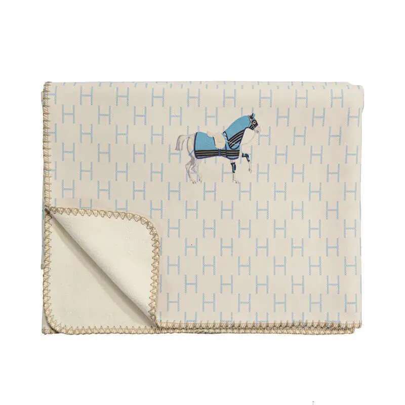 Cashmere Sofa Blanket Cotton Throw Thin Shawl Summer Air Conditioning Baby Airplane Travel Blanket - view 6