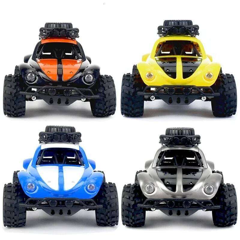 KYAMRC 1:18 2.4G 4 Channels RC Beetle Rock Crawlers 18km/h Double Motors Drive Remote Control Car Model Off-Road toy C260306