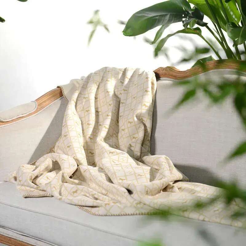 Cashmere Sofa Blanket Cotton Throw Thin Shawl Summer Air Conditioning Baby Airplane Travel Blanket - view 7