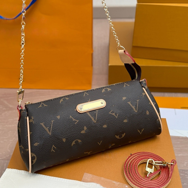 Women chain bag Handbags Designer Bags eva Favorite Crossbody Bag Brown Flower Leather Single Shoulder Underarm dual purpose bag