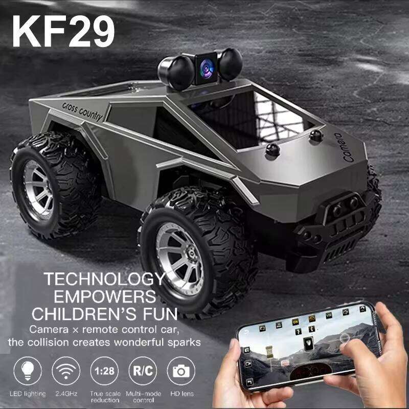 Rc with Camera High-Speed Climbing Car Wifi Picture 1:28 Remote Control Off-Road Vehicle Real-Time Transmission Xmas Gift C260306