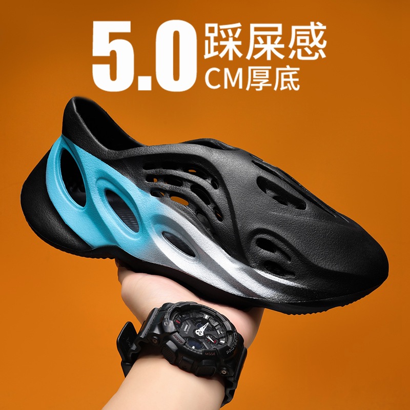 Free shipping 2026 Summer Hot Trendy Fashion Men's Designer Sandals Solid Color Splicing Leisure Outdoor Sports Couple Beach Shoes