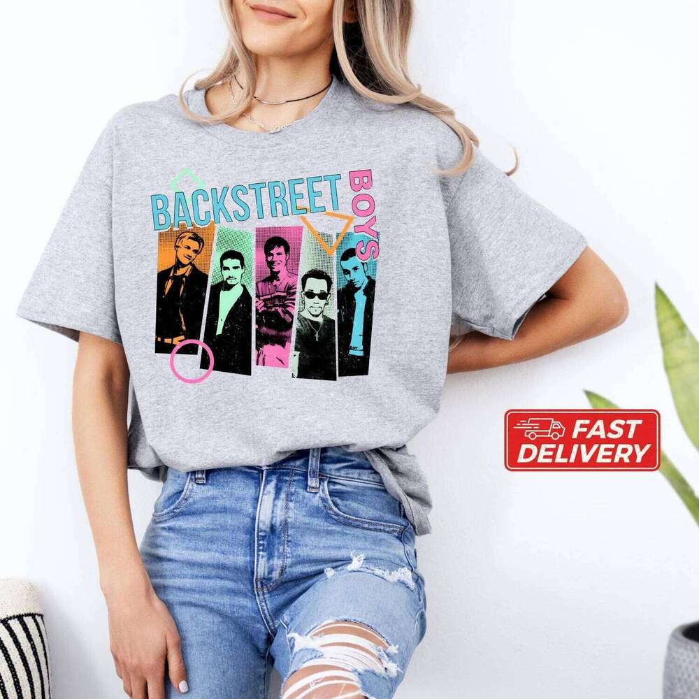 Music Bring Memory Back Street Men Women Boys Girls 7 T-Shirt, Backstreet Boy Band, BSB Rock Shirt, Vintage Pop Shirt XJ260306