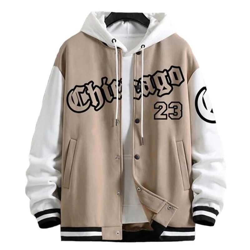 Mens Autumn Jacket Coat Letter Printed Wear Men Baseball Jacket Spring Casual Long SLeeve O-neck Jackets Mens Coats S-XXL M260309