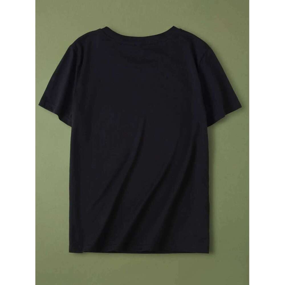 Women's Faith Graphic Crew Neck T-Shirt Short Sleeve Casual Spring Summer Fashion Top XJ260306