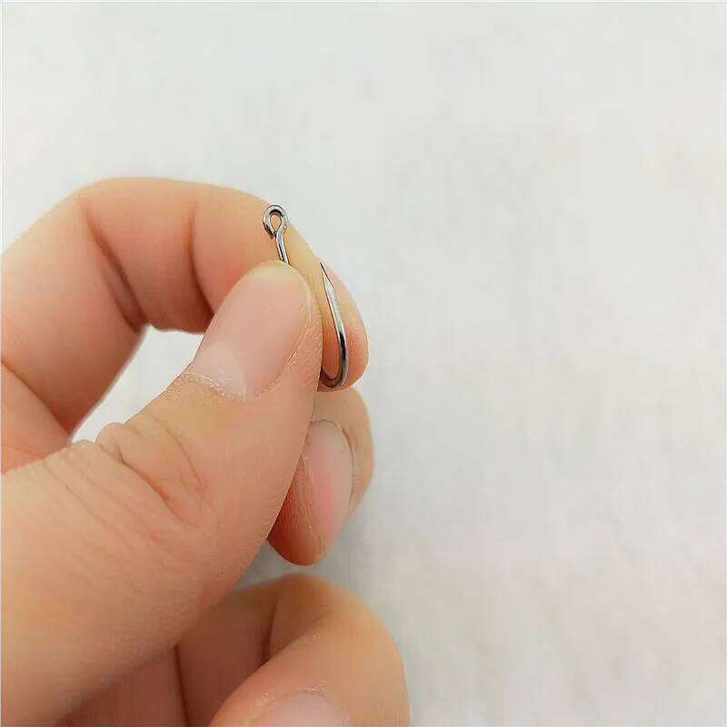 120pcs High Carbon Steel Fish Efficiency Barbed 3#-12# Fishhooks With Hole Jig Carp Fly Fishing Hook Worm Pesca Tackle S260305