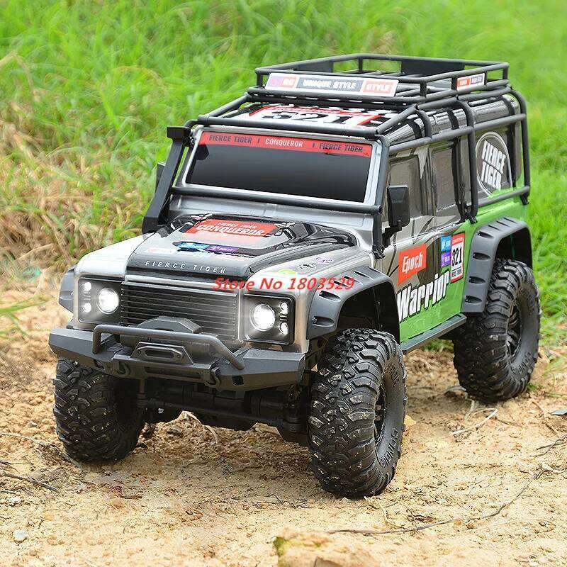 2.4G 1:10 4WD Professional 47CM Large RC rc Beast Rock Crawler Climbing Truck Headlight High Speed Remote Control Car Gift C260306