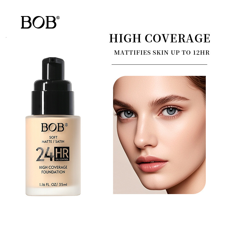 6ml Waterproof Matte Liquid Foundation Cream Smooth Long Wear Oil-Control Face Foundation Full Coverage Concealer Contour Makeup 251128