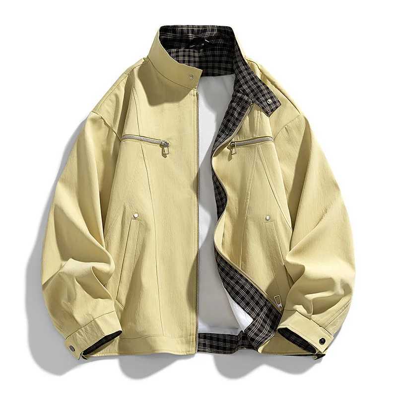 2025 New Arrival Spring Autumn Trendy Brand Casual Cargo Jacket for Men Lapel Style M260309