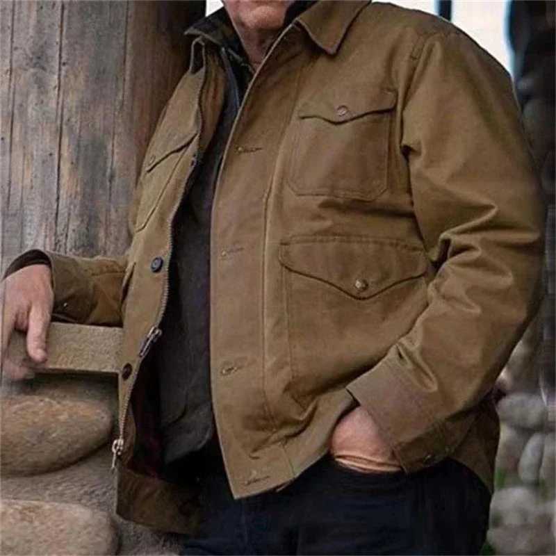 Black Cotton Jacket Mens Jean Jacket 5XL Cotton Denim Autumn Winter Jacket Male Jean Coats Men Cowboy Jackets M260309