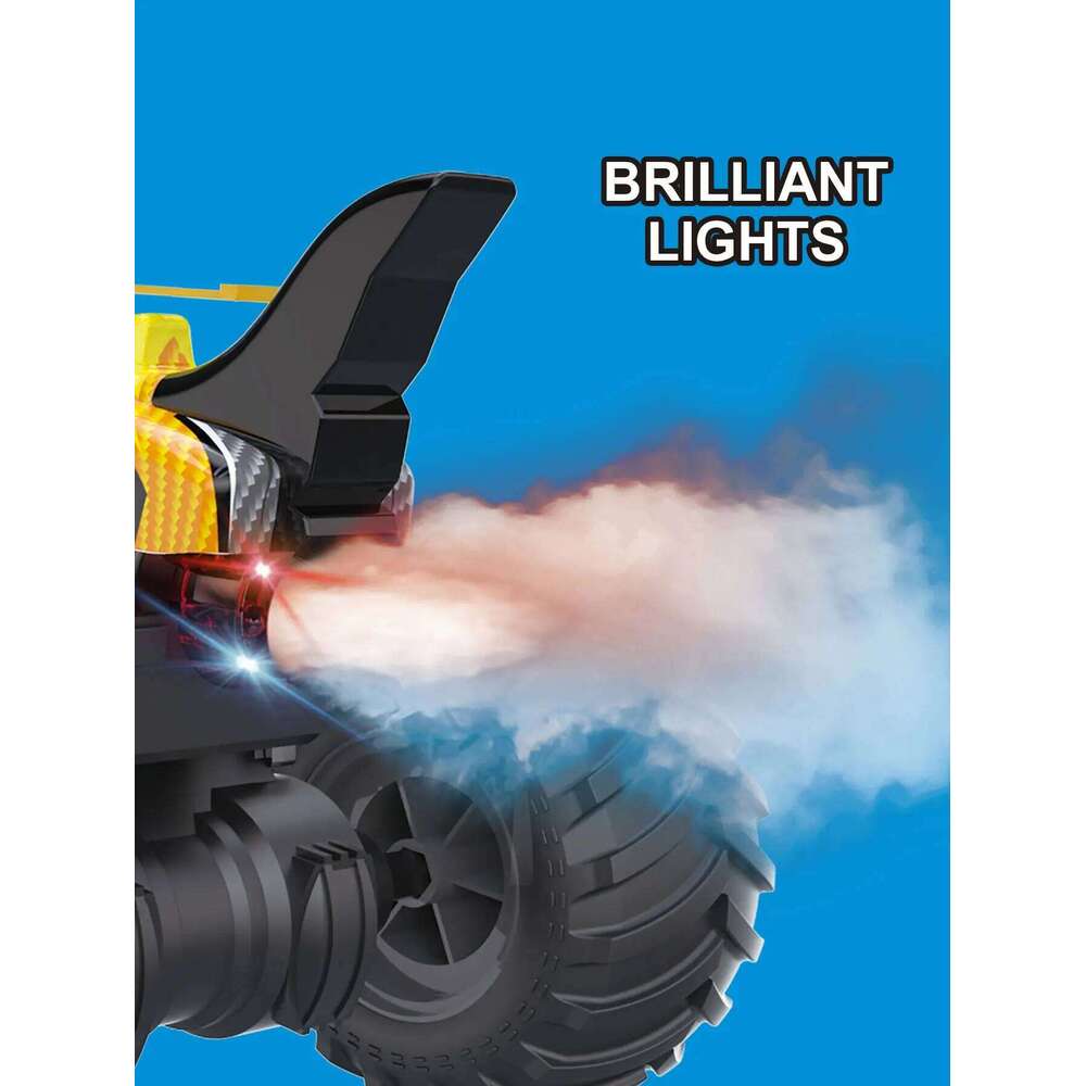 1:16, 2.4 GHz All-Terrain Monster Truck, RC Car for Boys & Girls or Adults 8-12 Years Old with Spray Function C260306