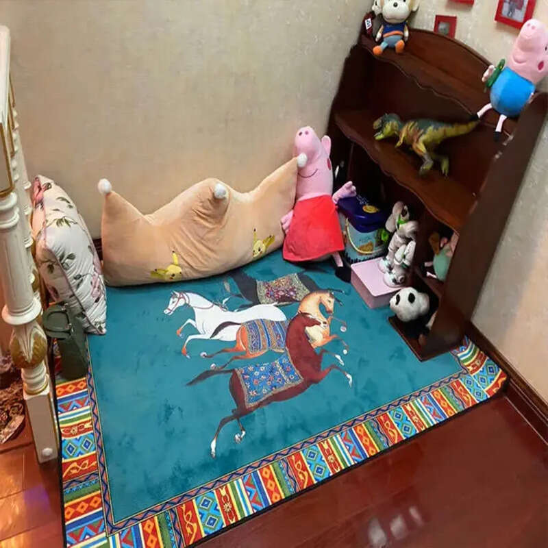 Jungle Horse Sofa Carpet Equator Doormat Living Room Bedroom Bedside Rug Floor Entrance Door Mat