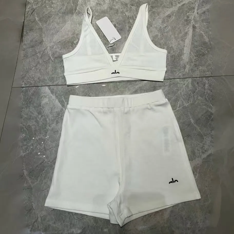 yoga sets women clothes tracksuits designer suit summer shorts two-piece set Training workout bras sportswear designer bikini gym sets