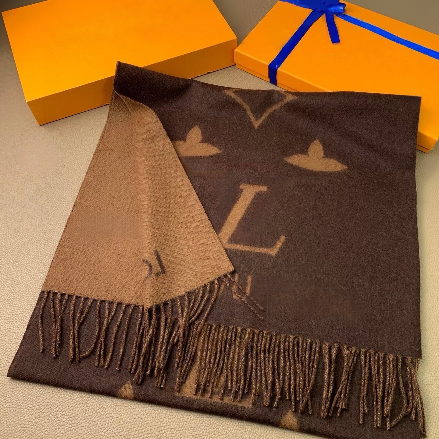 Designer Scarf Cashmere Scarves100% Wool Scarf Women and Men Long Wrap Classic plaid Silk Scarves Designer Winter warm scarf with box