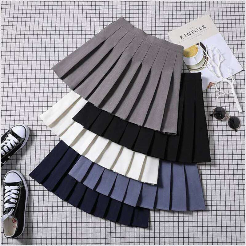 Women's Plaid Tennis Short Pleated, Zipper, High Waist Lining, Mini Skirt, Sexy, New, Summer Fashion, Y2k, 2023 XJ260309