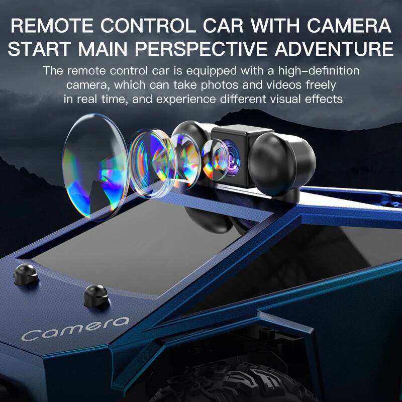 Rc with Camera High-Speed Climbing Car Wifi Picture 1:28 Remote Control Off-Road Vehicle Real-Time Transmission Xmas Gift C260306