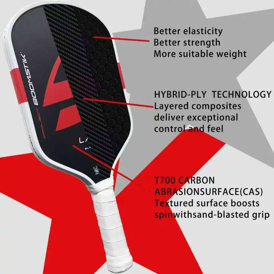 LABS ject Boomstk Elongated 16mm Boom Core Racket Pure Foam Pickleball Paddle for Enhanced Game Performance 26L0309