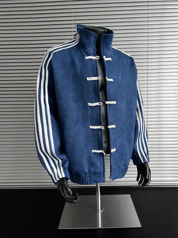 Men's Jacket Chinese New Year Style Tang Suit Luxury Hoodies Buttons Retro Spring Single Breasted Fashion Women Coat