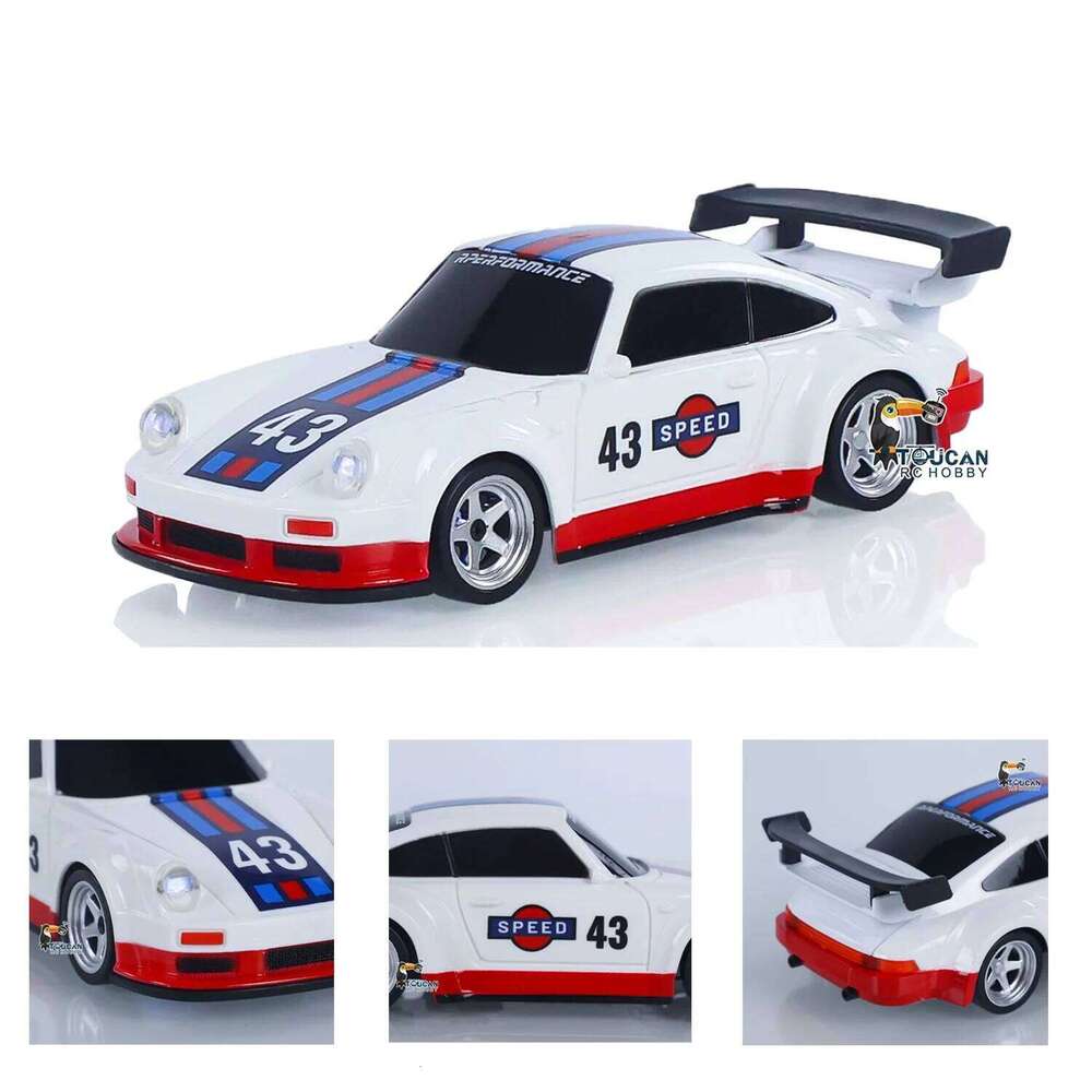 2025 RTR 1/43 Drift 2.4G 4WD Mini Racing Car Gyro RC Toys Remote Control High Speed Gift for Boys Model Traffic Cones C260306