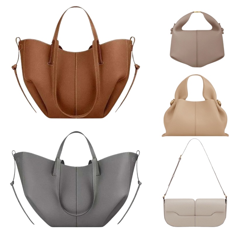 Designer Bag Tote Bag luxury shoulder pole bag Half Moon Bag Smooth Leather Shoulder Bag Black Tote shoulder Bag Fashion Women Cross Body Bag luxury bag