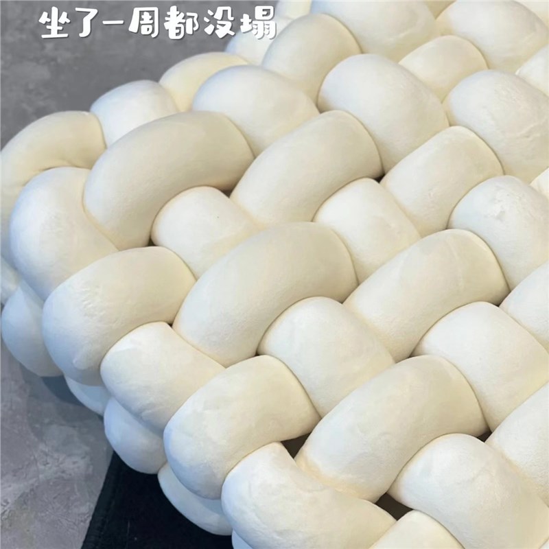 Soft Plush Square Seat Cushion Nordic Tatami Mat Bay Window Back Cushion