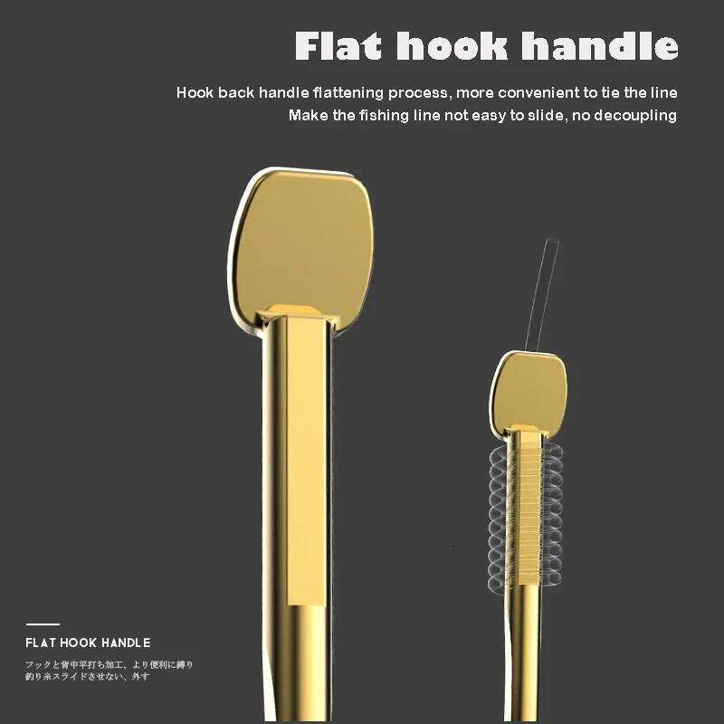 10Pcs Colored Tungsten Steel Jig Head Fishing Tackle Durable Fishhooks For Carp Barbed Hook Ocean River Lake S260305