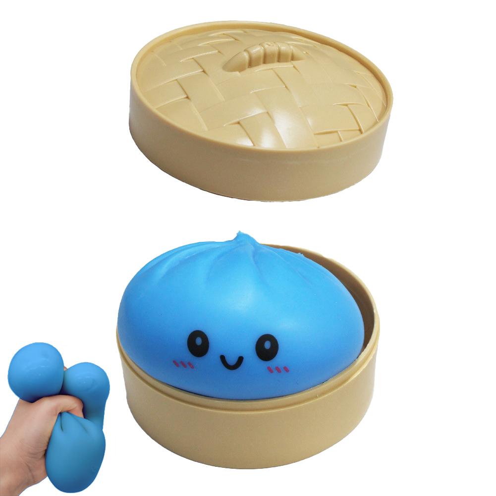 Squishy Toy with steamer Box Stress reducing rebound toy Stress Relief Sensory Ball Decompression Toy For Adults